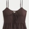 Chiffon-Rüschen-Top