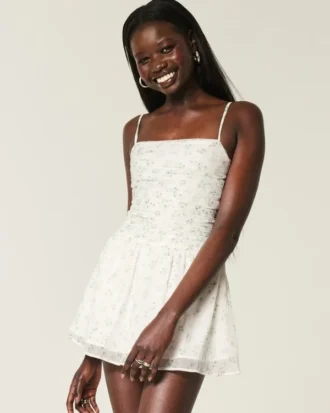 Chiffon-Skort-Kleid