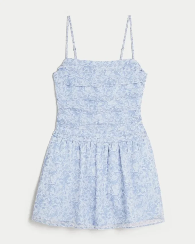 Chiffon-Skort-Kleid