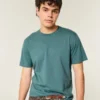 Crew-T-Shirt in klassischer Passform