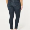 Curvy High-Rise Dark Wash Jean-Leggings