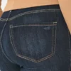 Curvy High-Rise Dark Wash Jean-Leggings