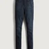 Curvy High-Rise Dark Wash Jean-Leggings