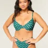 Curvy Plunge Bikini-Oberteil mit Bügel