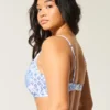 Curvy Plunge Bikini-Oberteil mit Bügel