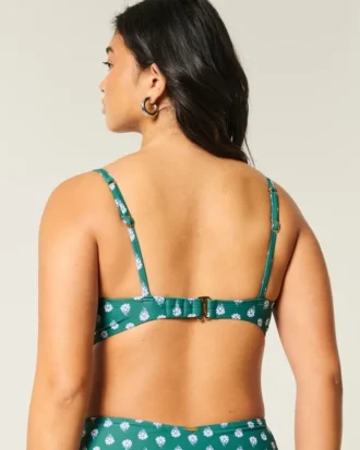 Curvy Plunge Bikini-Oberteil mit Bügel