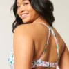 Curvy Plunge Bikini-Oberteil mit Bügel