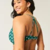 Curvy Plunge Bikini-Oberteil mit Bügel