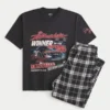 Dale Earnhardt NASCAR Grafik-T-Shirt & Flanell-Schlafanzughose im Set