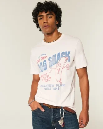 Del Mar Dog Shack Grafik-T-Shirt
