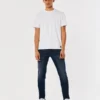 Dunkelblaue Athletic Skinny Jeans