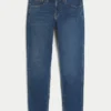 Dunkelblaue Athletic Skinny Jeans