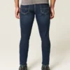 Dunkelblaue Athletic Skinny Jeans