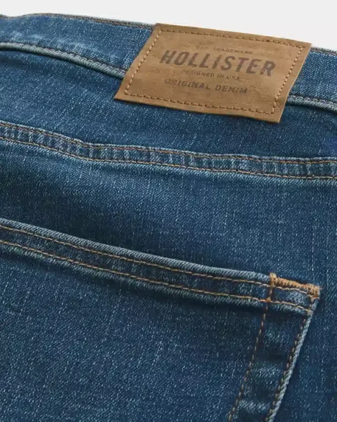 Dunkelblaue Athletic Skinny Jeans
