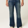 Dunkelblaue Relaxed Bootcut Jeans