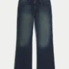 Dunkelblaue Relaxed Bootcut Jeans