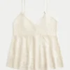 Easy Needlepoint-Style Halter Babydoll Cami