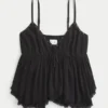 Easy Studded Babydoll Top