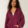 Einfachster Hoodie mit Reißverschluss