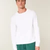 Entspanntes Langarm-T-Shirt aus Baumwolle