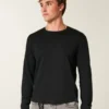 Entspanntes Langarm-T-Shirt aus Baumwolle
