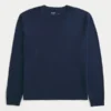 Entspanntes Langarm-T-Shirt aus Baumwolle