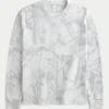 Entspanntes Langarm-Thermo-Camo-T-Shirt