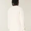 Entspanntes, langärmeliges Crew-Shirt mit Thermofunktion