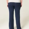 Faltbund-Strickhose mit ausgestelltem Bein