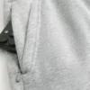 Fleece-Shorts über dem Knie