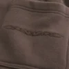 Fleece-Shorts über dem Knie