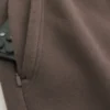 Fleece-Shorts über dem Knie