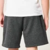 Fleece-Shorts mit Icon-Motiv, Länge über dem Knie