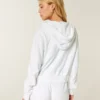 Frottee-Hoodie mit Reißverschluss