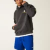 Fußballshorts aus Strick mit Logo, mittellang