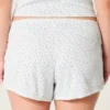 Gemütlicher Pointelle-Bow-Shortie