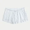 Gemütlicher Pointelle-Bow-Shortie
