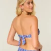 Gerafftes Bandeau-Bikini-Oberteil
