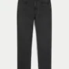 Gewaschene schwarze Athletic Skinny Jeans