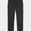 Gewaschene schwarze Athletic Skinny Jeans