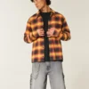 Gewaschene schwarze Denim-Baggy-Malershorts