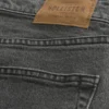 Gewaschene schwarze Loose-Jeans