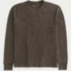 Gewaschenes Thermal-Crew-Shirt