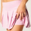 Gilly Hicks Active Plisseerock mit tiefem Bund