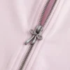 Gilly Hicks Active Recharge Bow Double Zip Jacket