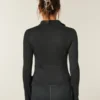 Gilly Hicks Active Recharge Jacke mit seitlichem Bindegürtel und Reißverschluss