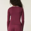 Gilly Hicks Active Tipped Wrap Top