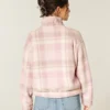 Gilly Hicks Sherpa-Sweatshirt mit Reißverschluss