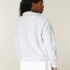 Gilly Hicks Sherpa-Sweatshirt mit Reißverschluss