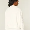 Gilly Hicks Sherpa-Sweatshirt mit Reißverschluss